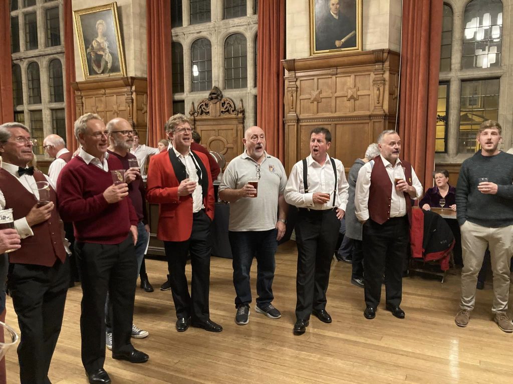 after glow Oxford Welsh Male Voice Choir Town Hall 2022